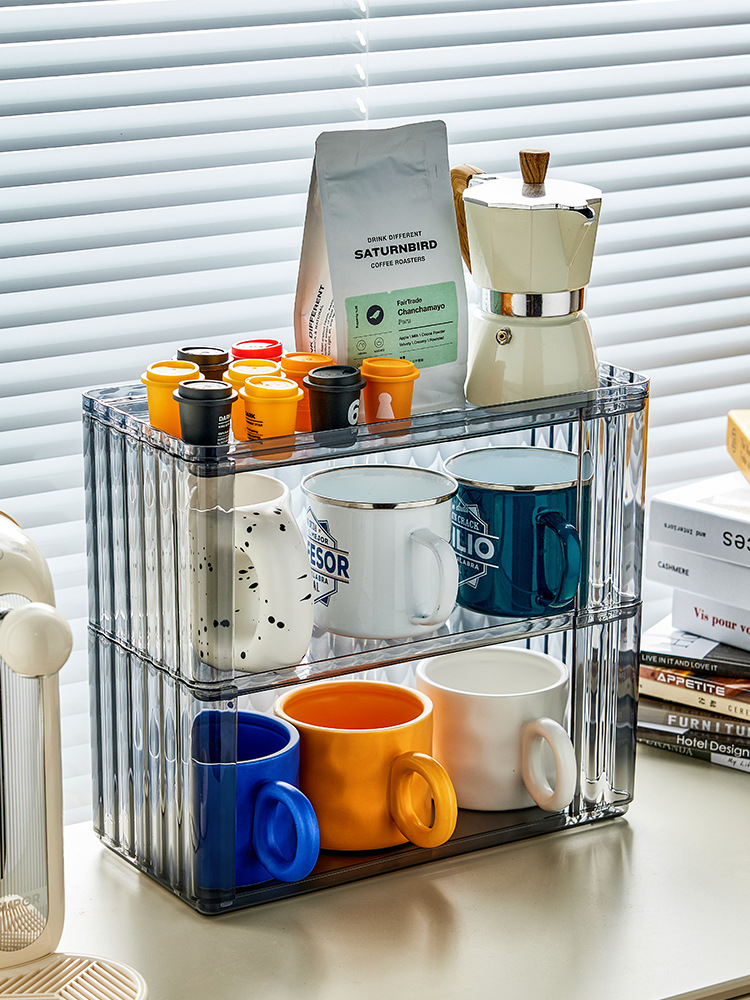 5ZV7批發水杯收納置物架桌面放杯子茶杯馬克杯收納架餐桌咖啡杯架