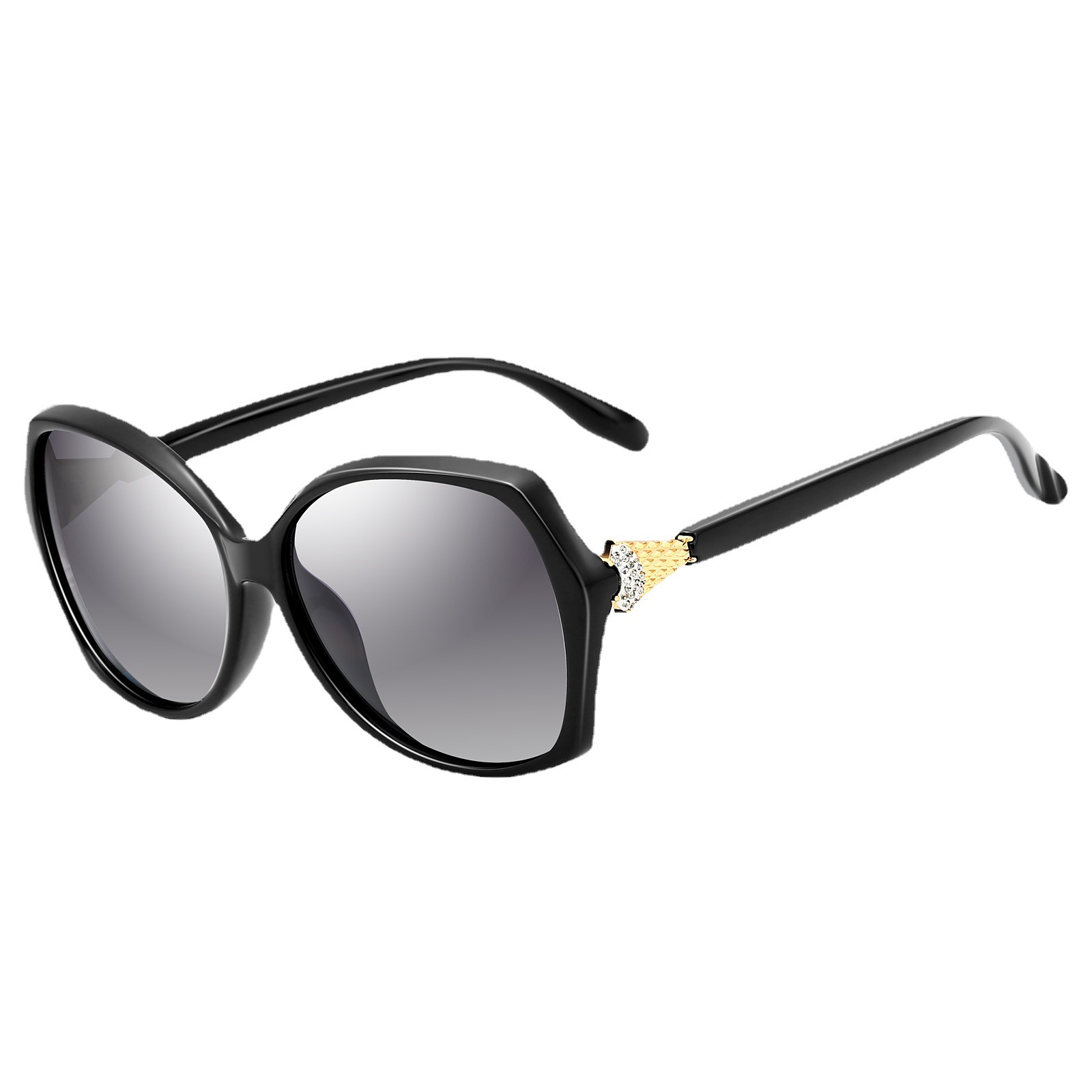 Diamante de las mujeres polarizadas a prueba de UV gafas de sol conductor gafas de sol 3027