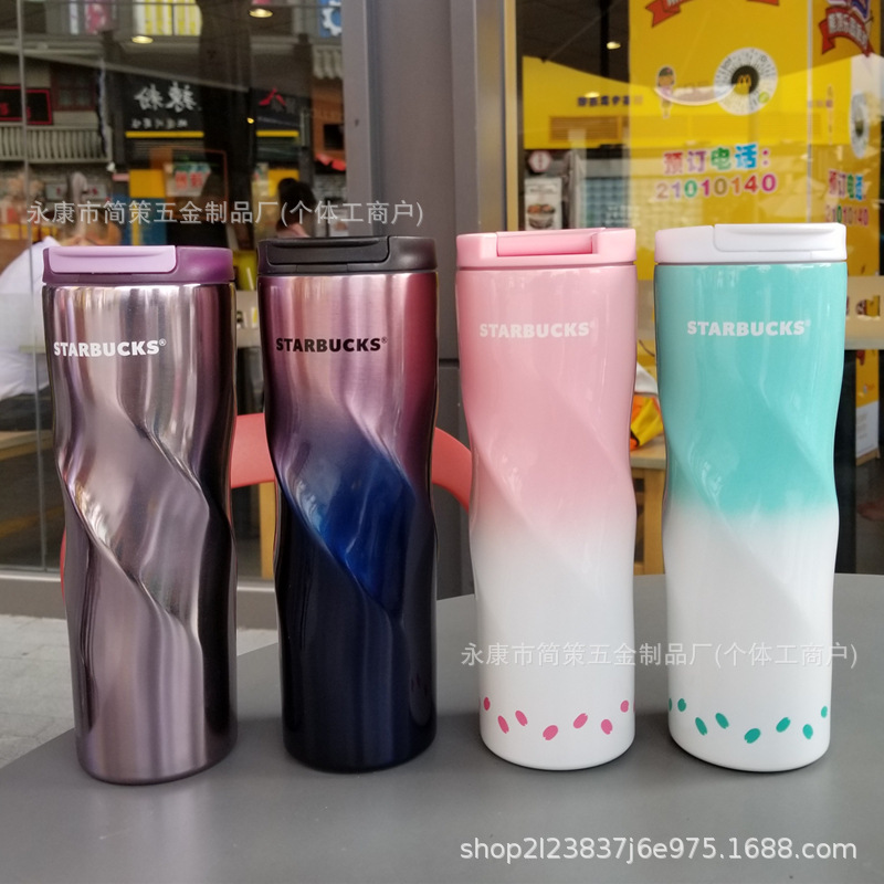 Original foreign trade stainless steel 304 threaded insulated cup, large capacity, creative irregular shape straight cup, car coffee cup Original foreign trade stainless steel 304 threaded insulated cup, large capacity, creative irregular shape straight cup, car coffee cup