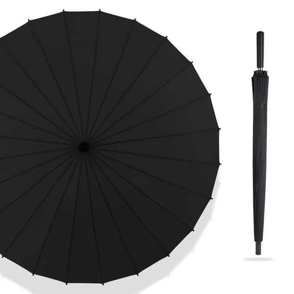 24 ribs enlarged automatic model black (fiber toughness ribs)