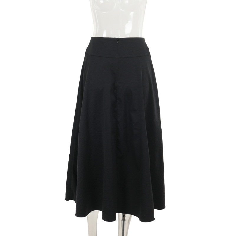 Goth Maxi Skirt with Hooks
