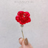 Scandinavian red brooch for St. Valentine's Day, high-end pin for beloved lapel pin, Japanese and Korean, wholesale, Birthday gift