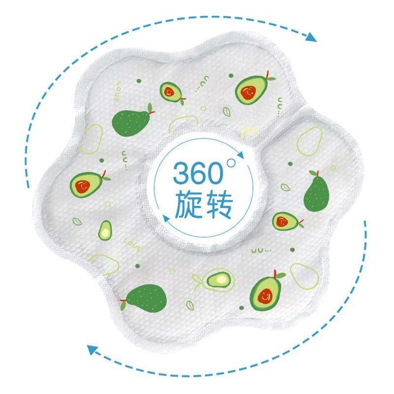 Заводское одноразовое полотенце для слюны с прямыми волосами, Артефакт кормления ребенка, независимо упакованный, чистый и гигиеничный нагрудник для еды