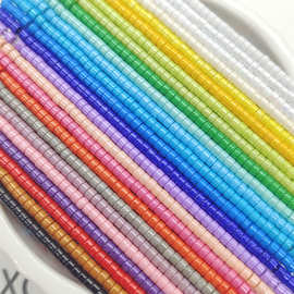 2.5mm优质实色玻璃古董电脑机绣珠手工diy散珠项链戒指工艺品配件