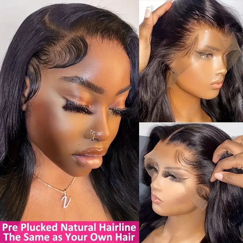 Comercio exterior transfronterizo de moda larga pelo recto pelucas de encaje de venta caliente africana frente a cabello recto natural cubierta de cabeza