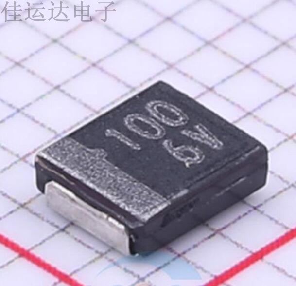 F920J107MBA 规格 100uF(107) ±20% 6.3V 钽电容器