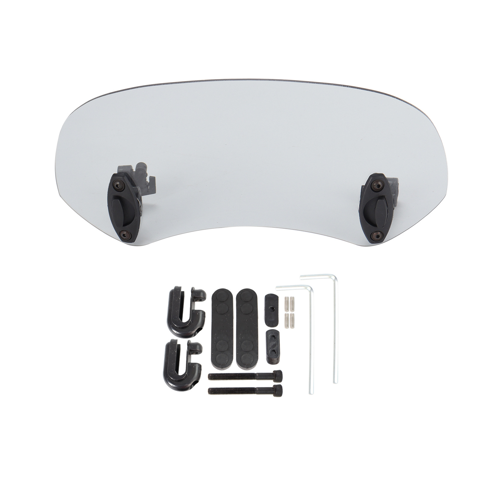 Suitable for Cross-Border Hot-Selling Motorcycle Modifications, Height-Adjustable Small Windscreen, Adjustable Wind Deflector