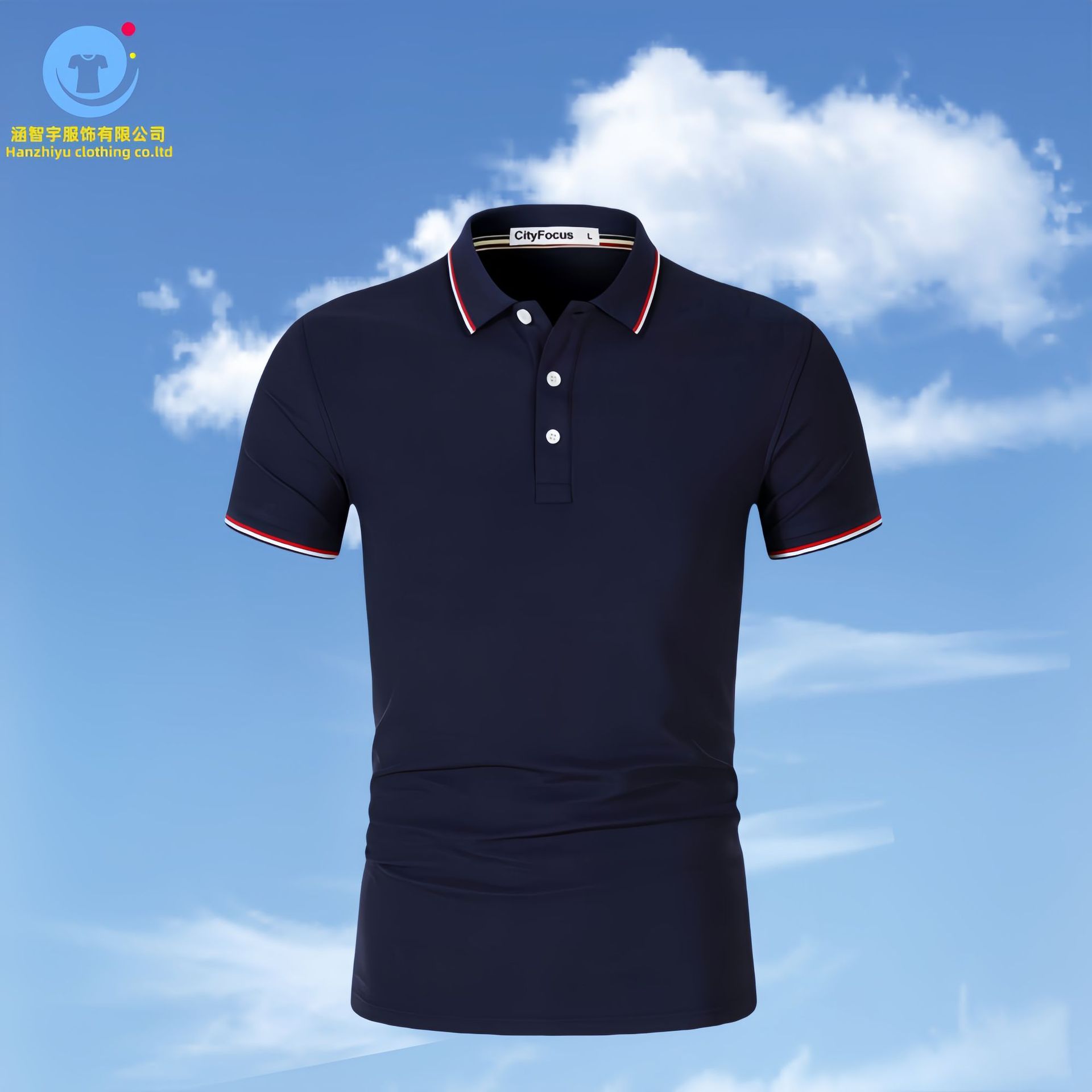 Summer Long-Staple Cotton Corporate Group Lapel Polo Polo Golf Short-Sleeved Men's and Women's Work Clothes Embroidered Work Clothes