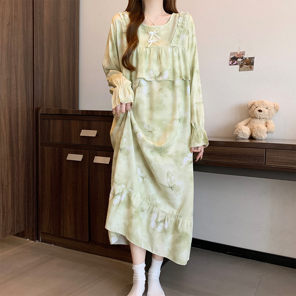 5289#과일 녹색 나비