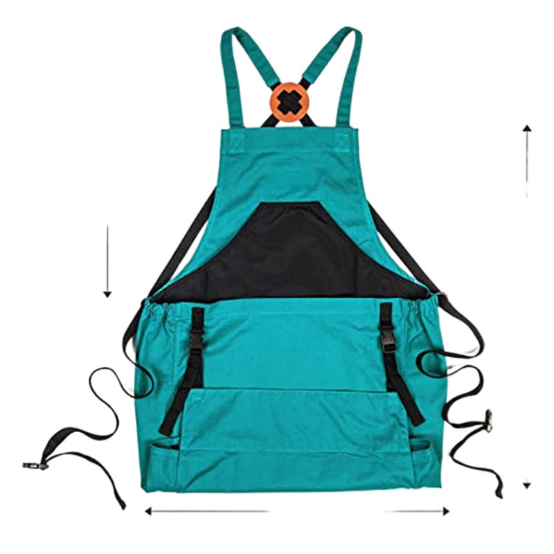 Amazon Venta caliente al aire libre picking Bolsillo grande delantal jardinería carpintería tienda de frutas tienda de flores mochila herramienta recinto