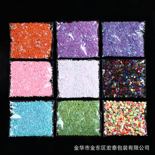 New high temperature resistant glitter powder laser silver shaped five-pointed star sequins 1g PET nail accessories