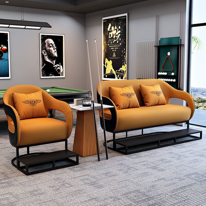 Sala de billar, sofá de invitados, silla de observación de pelota, silla de asiento de tarjeta, sala de billar, mesa de recepción de ocio y combinación de sillas image 8