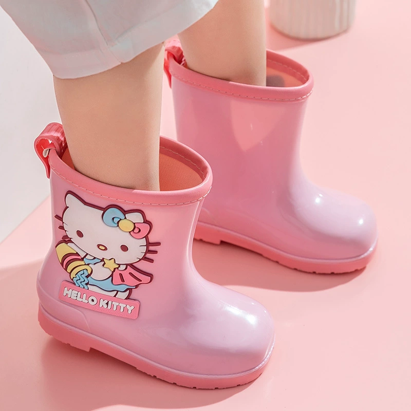 Hello Kitty, детская нескользящая обувь, обувь для раннего возраста, ботинки