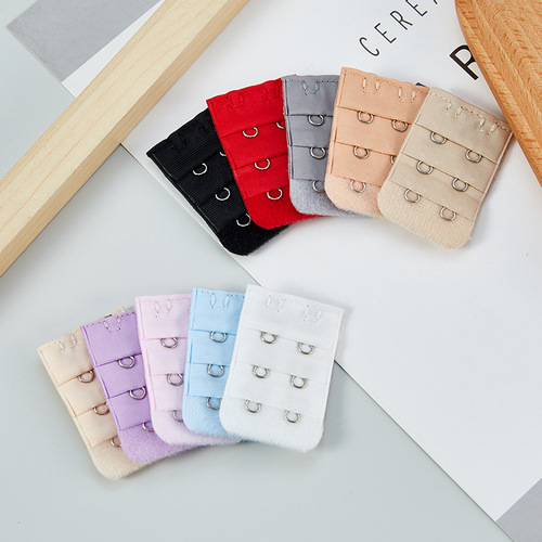 [Full] Three rows and two buttons/bra extension buckle/bra buckle/underwear extension buckle/adjusting buckle