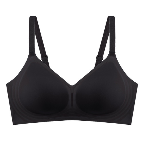  New Invisible Underwear for Women Soft Support Push-Up Comfort Bra Without Wire Thin Simple Pure Color