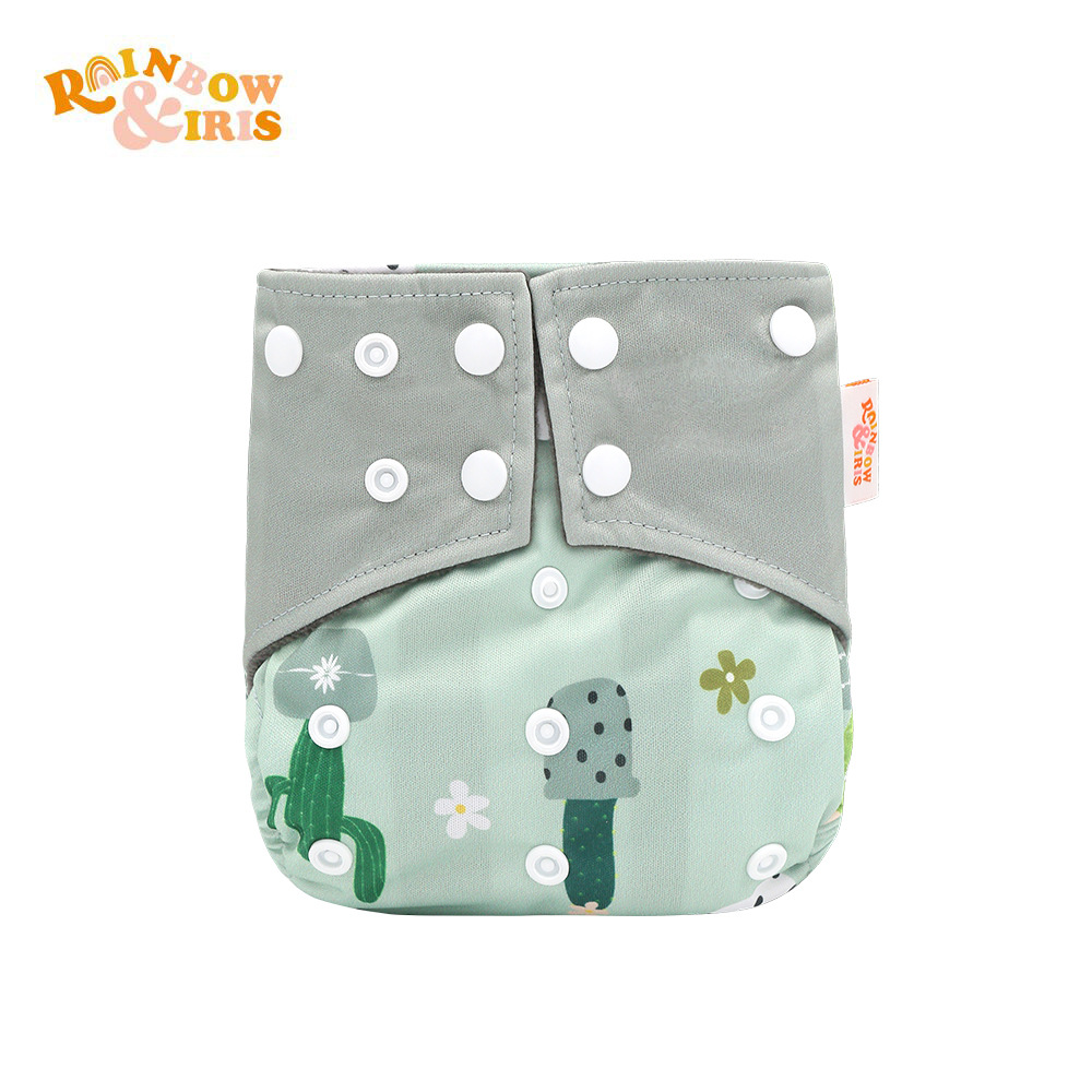 INS impresión digital de estilo occidental pañales de carbón de bambú pantalones de entrenamiento de fugas a prueba de agua anti-lado transfronterizo en stock pañal de tela