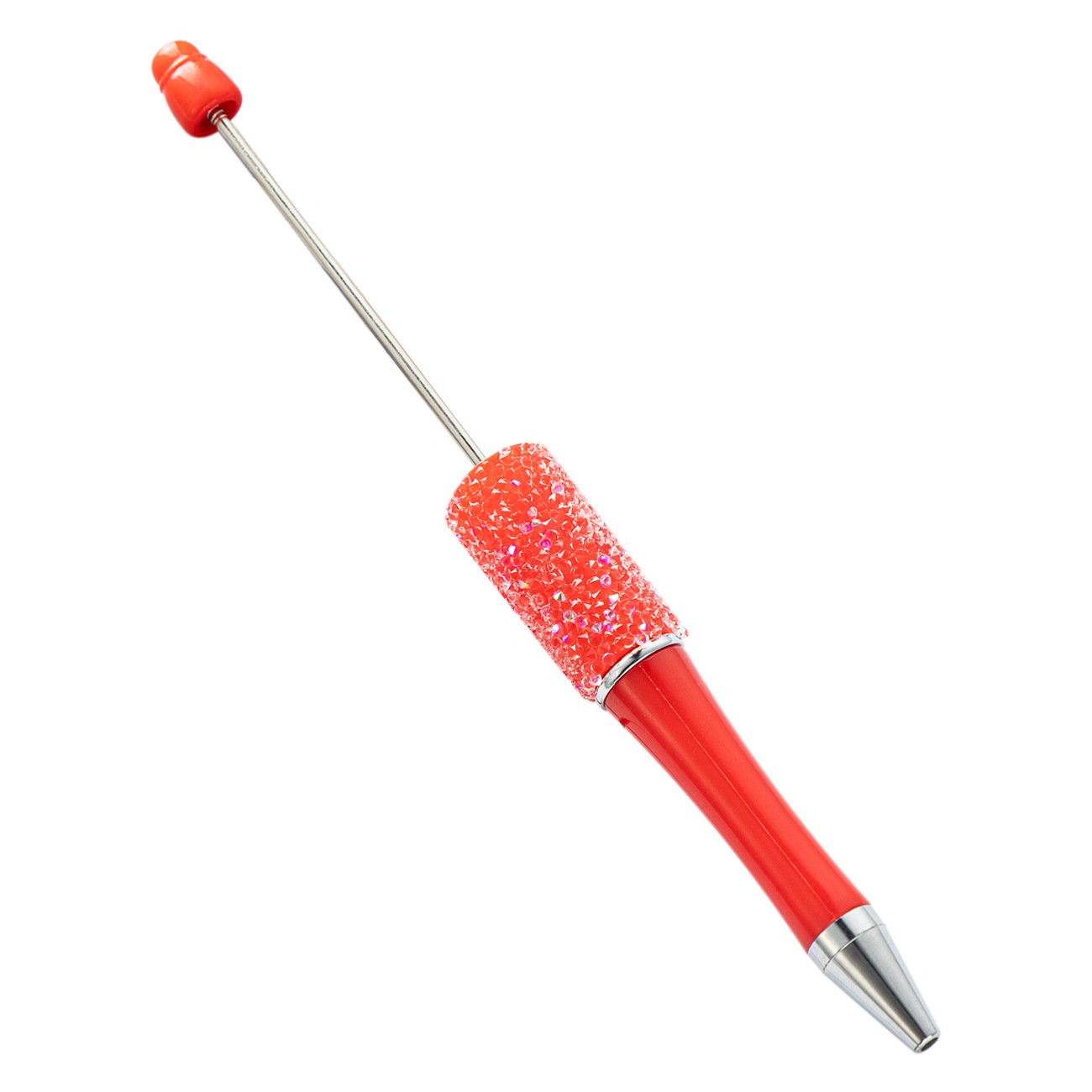 DIY bolígrafo de cuentas de azúcar creativo pegado a mano lleno de diamantes de plástico bolígrafo de regalo al por mayor