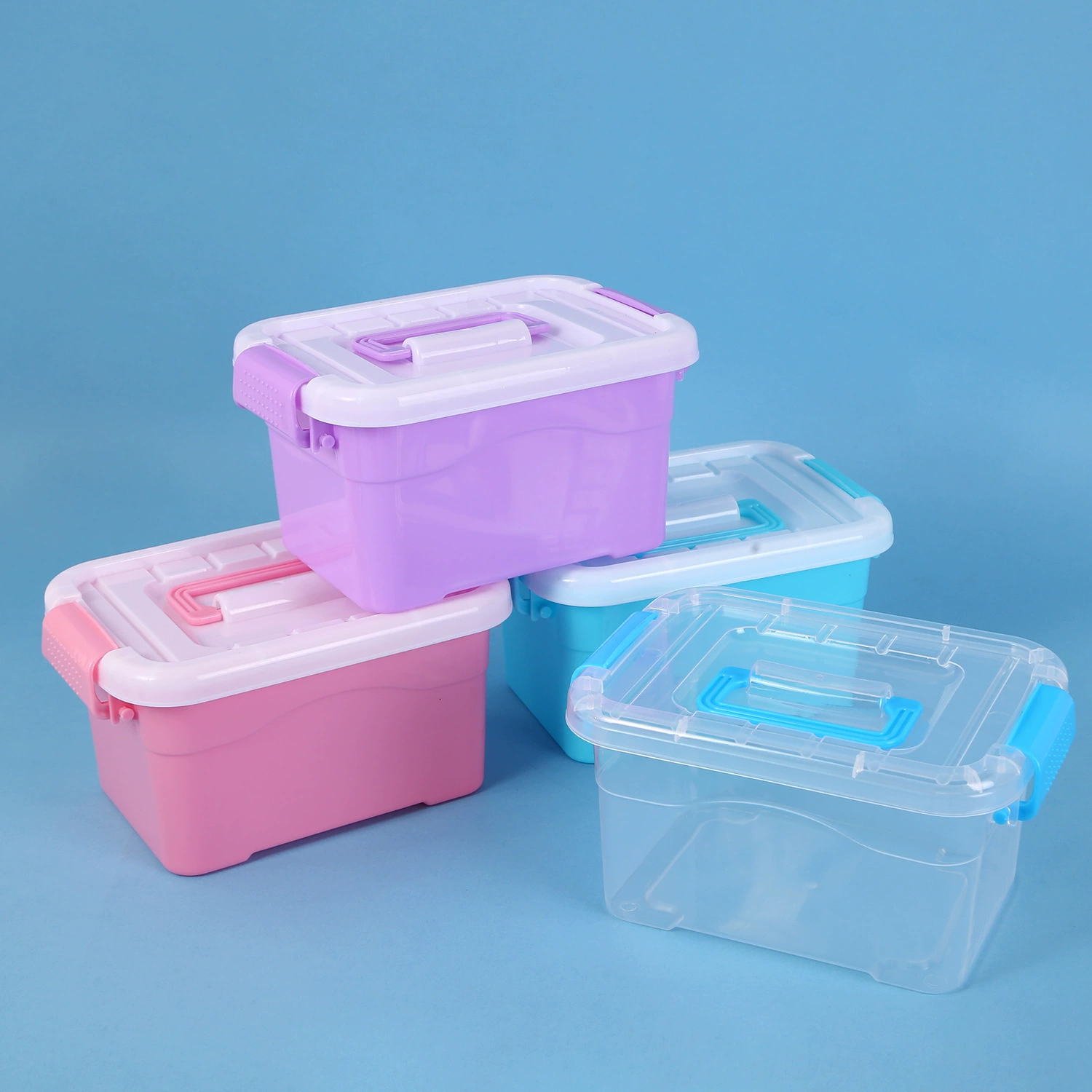 Несколько спецификаций Прозрачный пластиковый ящик для хранения Прачечная бисер Детская игрушка LEGO Коробка для обработки канцелярских товаров