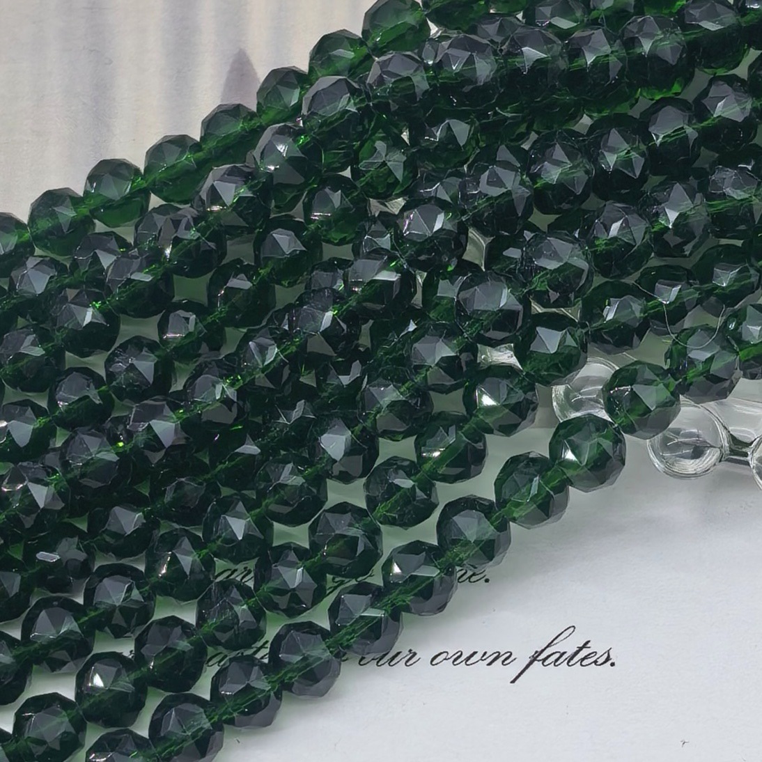 Bola de flores de 8mm Jingjing K9 cuentas sueltas de cristal 64 superficies cortadas con cuentas Accesorios de joyería hechos a mano de bricolaje Pulsera Collar lote suelto image 90
