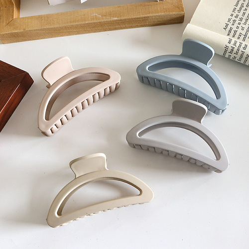 Summer Fresh Macaron Girl Large Hair Clip Shark Tail Clip French High-End Sensation Hair Clip for the Back of the Head