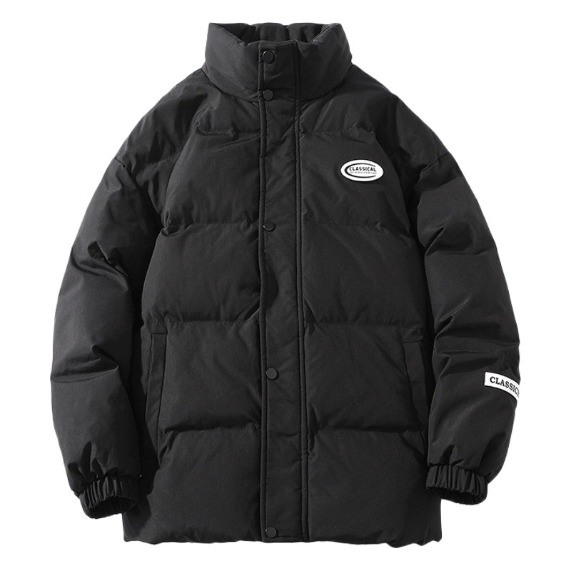 Chaqueta de invierno acolchada de algodón para hombre, abrigo de algodón grueso para hombre, ropa de invierno, chaqueta de algodón de estilo americano a la moda para hombre.