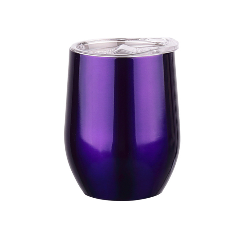 Taza de huevo de acero inoxidable 304 12oz taza de cerveza vacío taza de cáscara de huevo transfronteriza taza de agua portátil al por mayor