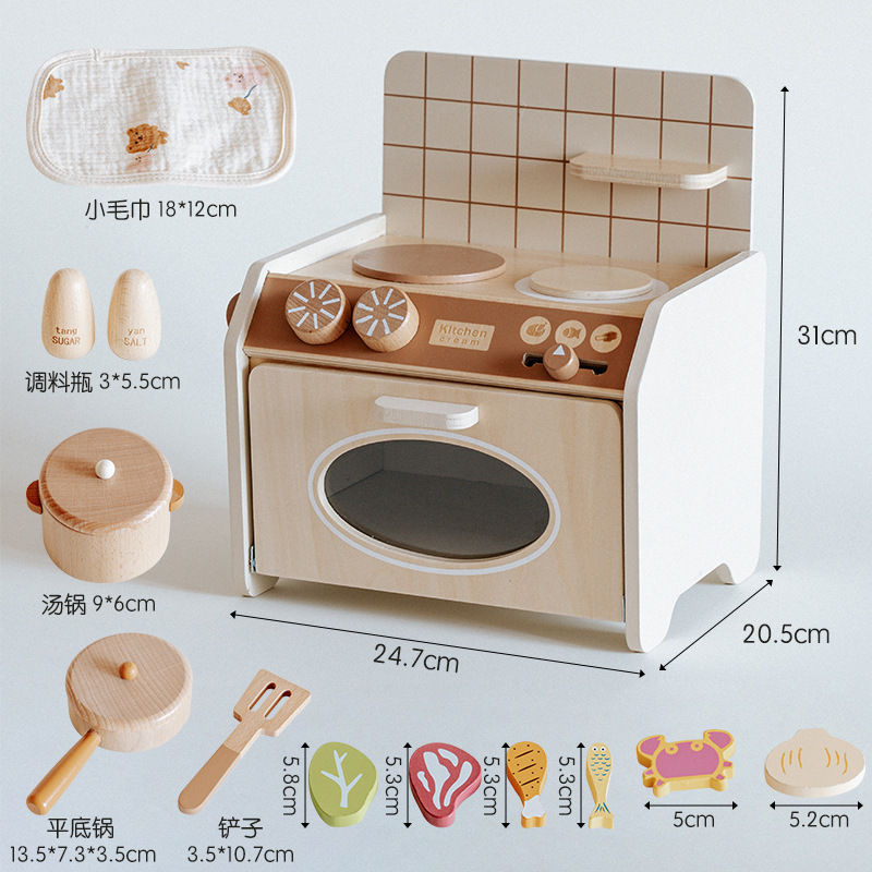 木の台所のかまどはシミュレーションして料理します。
