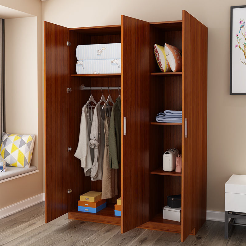 Armario simple habitación de alquiler económica armario simple apartamento pequeño dormitorio doméstico almacenamiento armario colgante al por mayor