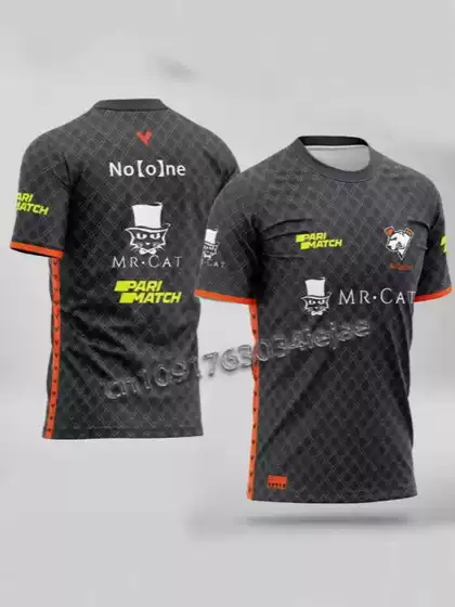 Csgodota2 Virtus Pro Team Jersey Fashion New Uniform Fans Comfortable Mesh Casual T-Shirt