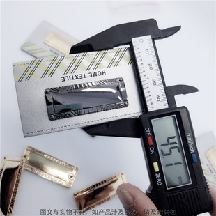 Hardware Leather Brand, Glossy Version, Laser Logo Can Be Marked, Home Textile Trademark, Quilt Bag Trademark