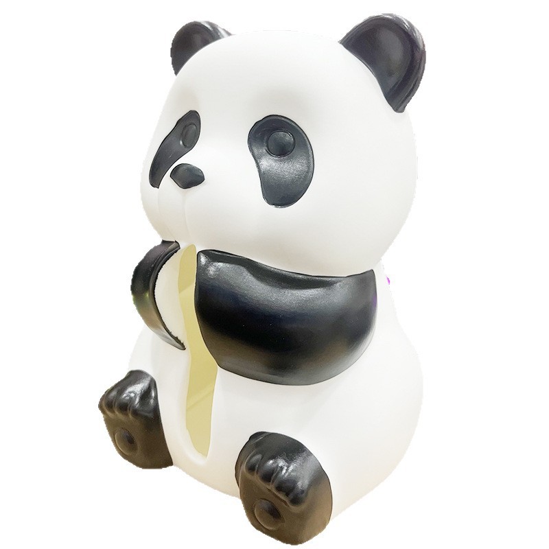 ビニール耐性パンダティッシュボックスかわいいクリエイティブリビングルームコーヒーテーブル装飾品ホームストレージレストランデスクトップ紙引き出し|undefined