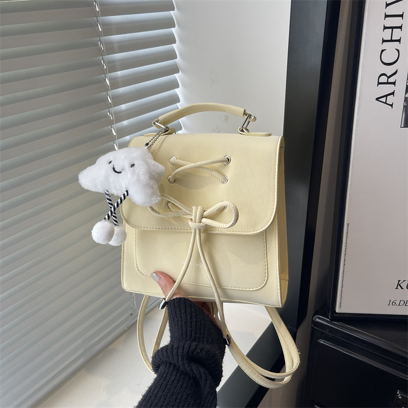 Stylish Women's College Backpack Multifunctional Crossbody Bag_voghion.com