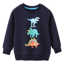 欧美风格品牌童装 秋冬棉长袖男童卫衣上衣 儿童长袖毛圈卫衣童装