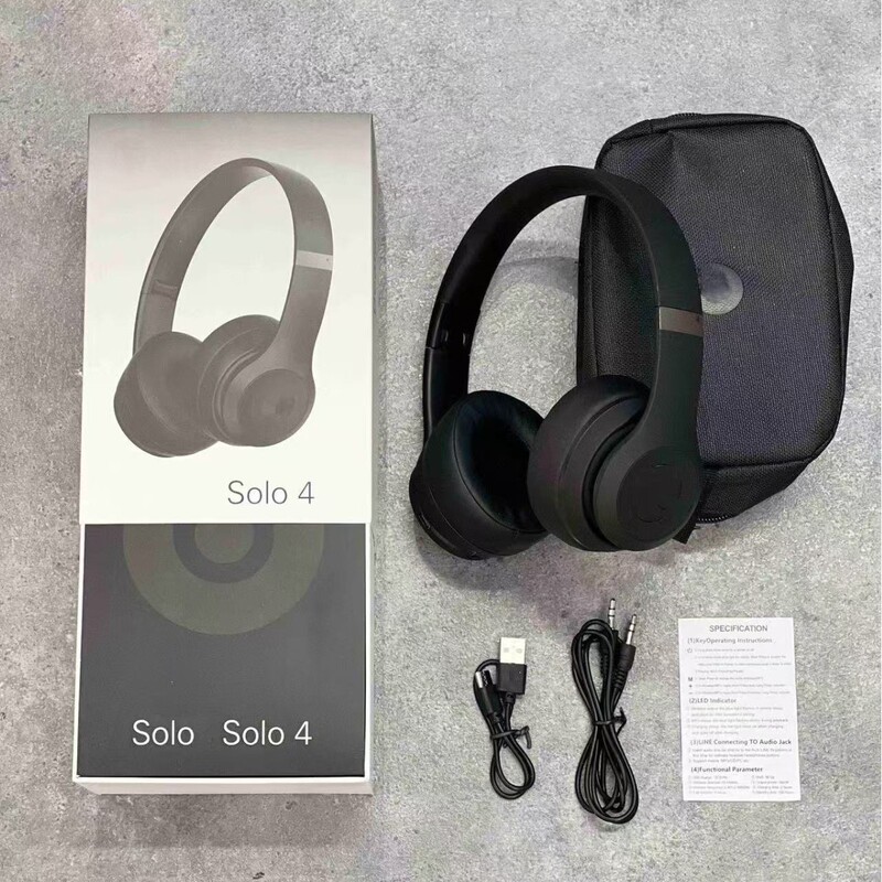 クロスボーダー新型Solo4ヘッドセットbluetoothヘッドセット弾窓付き折りたたみ収納バッグ重低音無線ヘッドセット|undefined