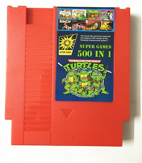 NES Game Card - Green