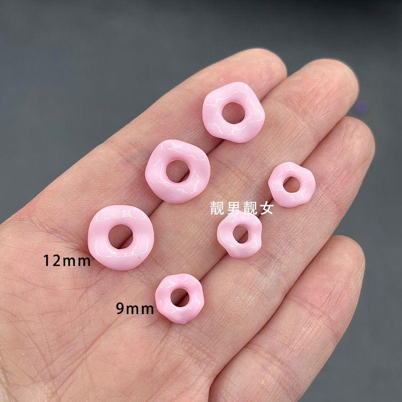 Ondas de laple falda anillo acrílico diy pulsera de cuentas hecha a mano cadena de accesorios accesorios