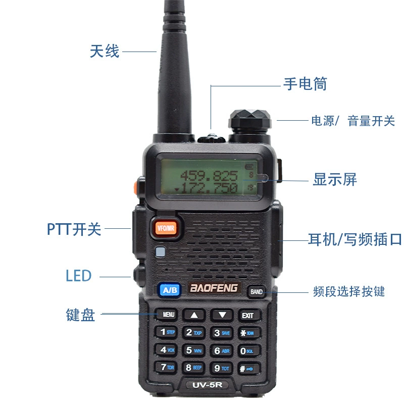 BAOFENG Baofeng bf-uv5r беспроводная рация наружная строительная площадка высокая мощность Baofeng дальнего радиуса