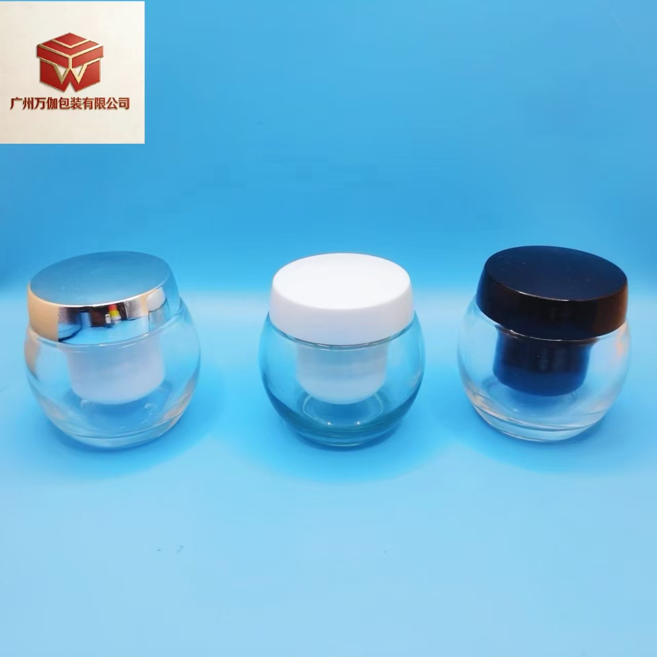 Factory Direct Sales 50G-100G Facial Cream Bottle Big Belly Liner Cream Bottle 614 Large Capacity Facial Mask Bottle Bottled High Appearance