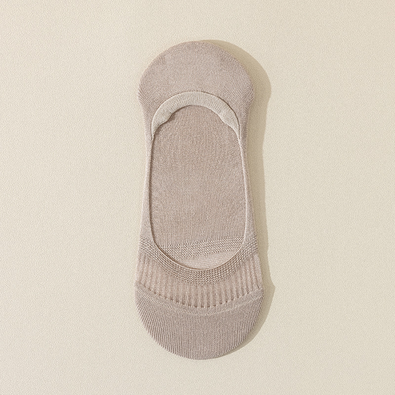 Calcetines de barco, boca baja, calcetines invisibles, mujeres, verano, malla fina, silicona transpirable, tacones altos antideslizantes, calcetines cortos, calcetines Zhuji