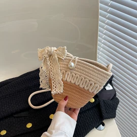 收纳篮/筐;植物工艺品;女士单肩包