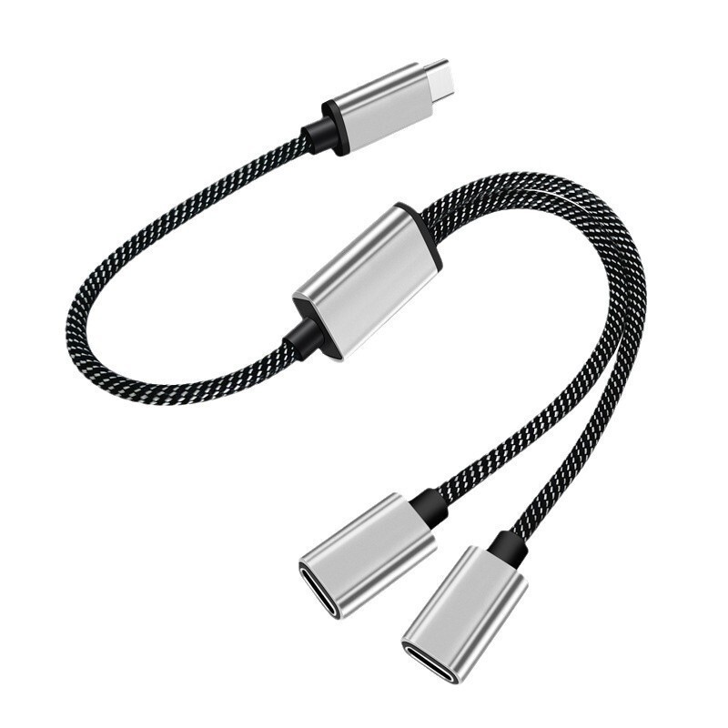 携帯電話やコンピュータの伝送用のクロスボーダー TYPE-C 2 セパレーター OTG データ ケーブル多機能 USB ドッキング ステーション|undefined