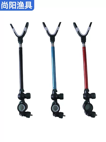 Fishing Rod Holder Rear Mount, Fishing Rod Stand, Stainless Steel Three-Section Telescopic Rod, Colorful Rod Fishing Rod Rear Mount