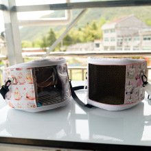 虎皮牡丹鹦鹉蜜袋鼯外带单肩包颜值便携透气站网可视可拆可爱透气