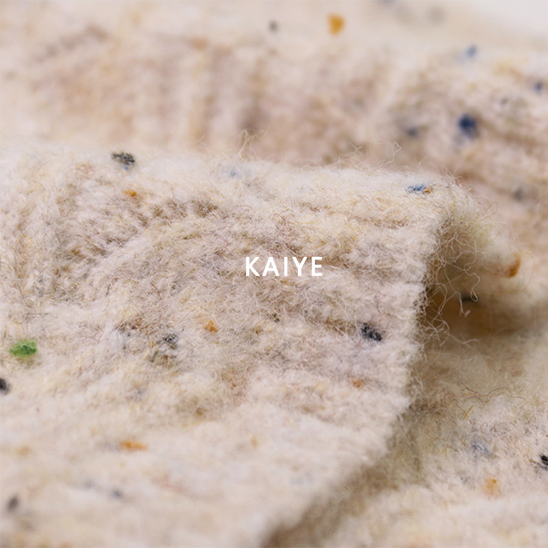 14 Skeins of Speckled Wool Yarn with Colorful Spots, Fancy Hand-Mixed Yarn for Knitting and Crochet, Special Yarn for Crafters, Small Balls Wholesale