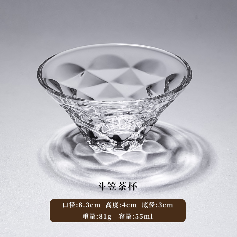 Taza de Té de Vidrio Estilo Japonés de Vidrio, Diseño de Pétalos, Mini, para Juego de Té Kung Fu image 7
