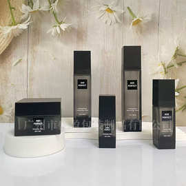 四方托底瓶30ml精华液瓶100ml80ml按压泵头水乳瓶50g面霜瓶护肤品