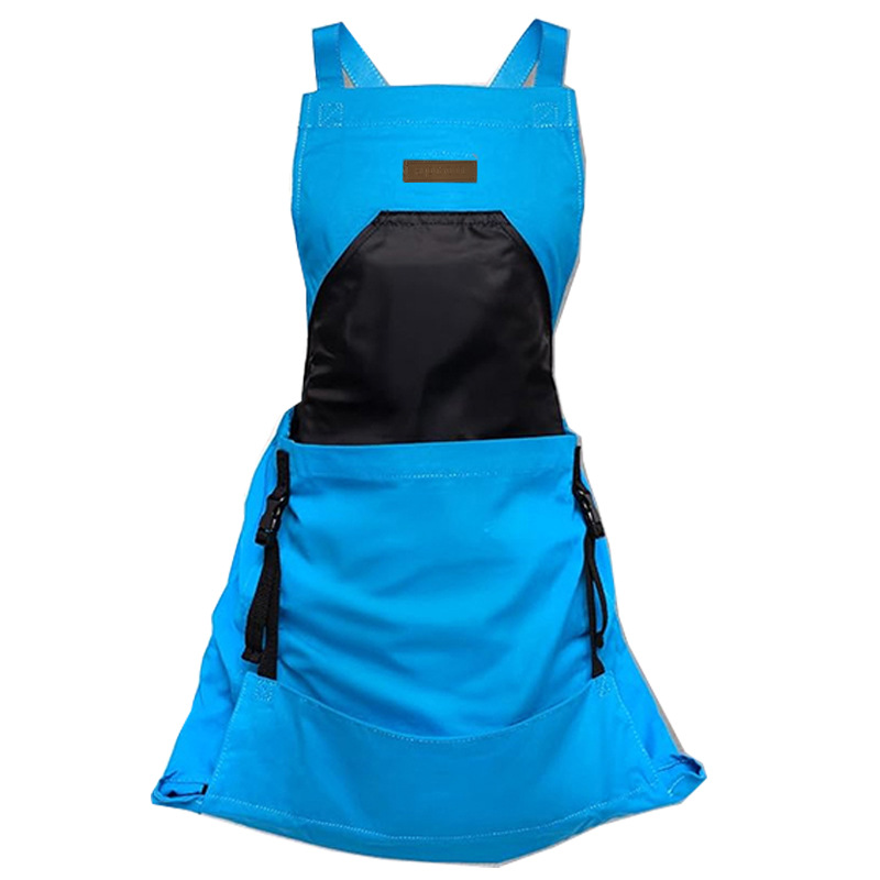 Transfronterizo Amazon Oxford Tela Delantal Bolsa de almacenamiento Orchard Picking Bolsillo grande Delantal de liberación rápida Ventas directas de fábrica