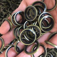 橡胶半包组合垫片 JB982耐高温组合密封垫 耐油高压油管密封垫