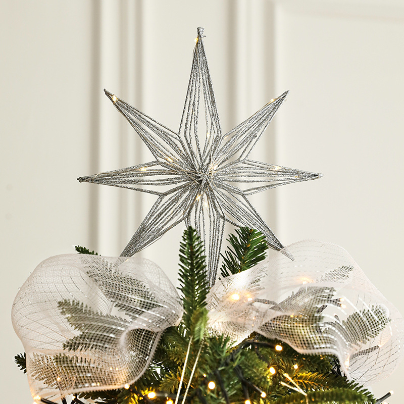 Nuevo paquete de árbol de Navidad de cifrado de hoja mixta de PE de lujo, decoración del hogar, decoración de la atmósfera, decoración, decoración grande