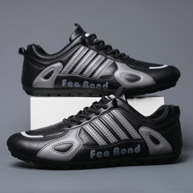 Waterproof and Non-Slip Forrest Gump Men's Shoes, New Autumn Sports Running Casual Black Sneakers for Work, Soft-Soled Trendy Shoes